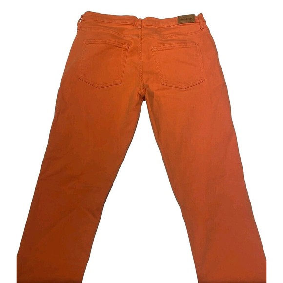 Fossil Skinny Jeans Womens Size 26 (30") Washed Orange Bright - Picture 16 of 16